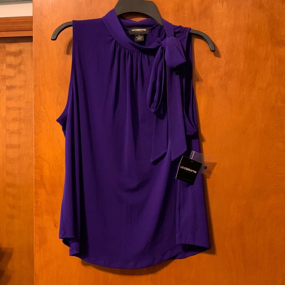 Formal purple tank top